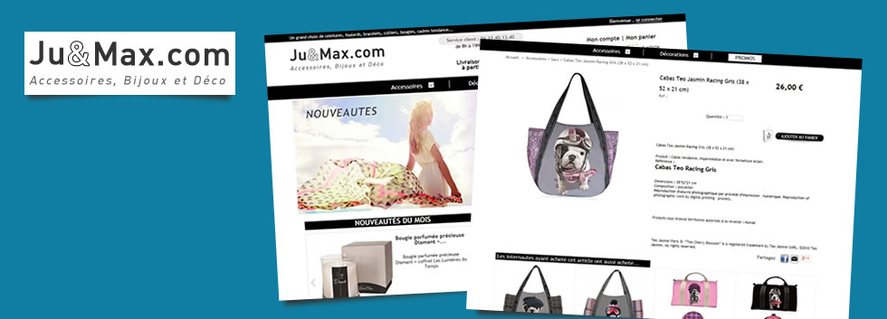 Ouverture du site Ju&max.com !